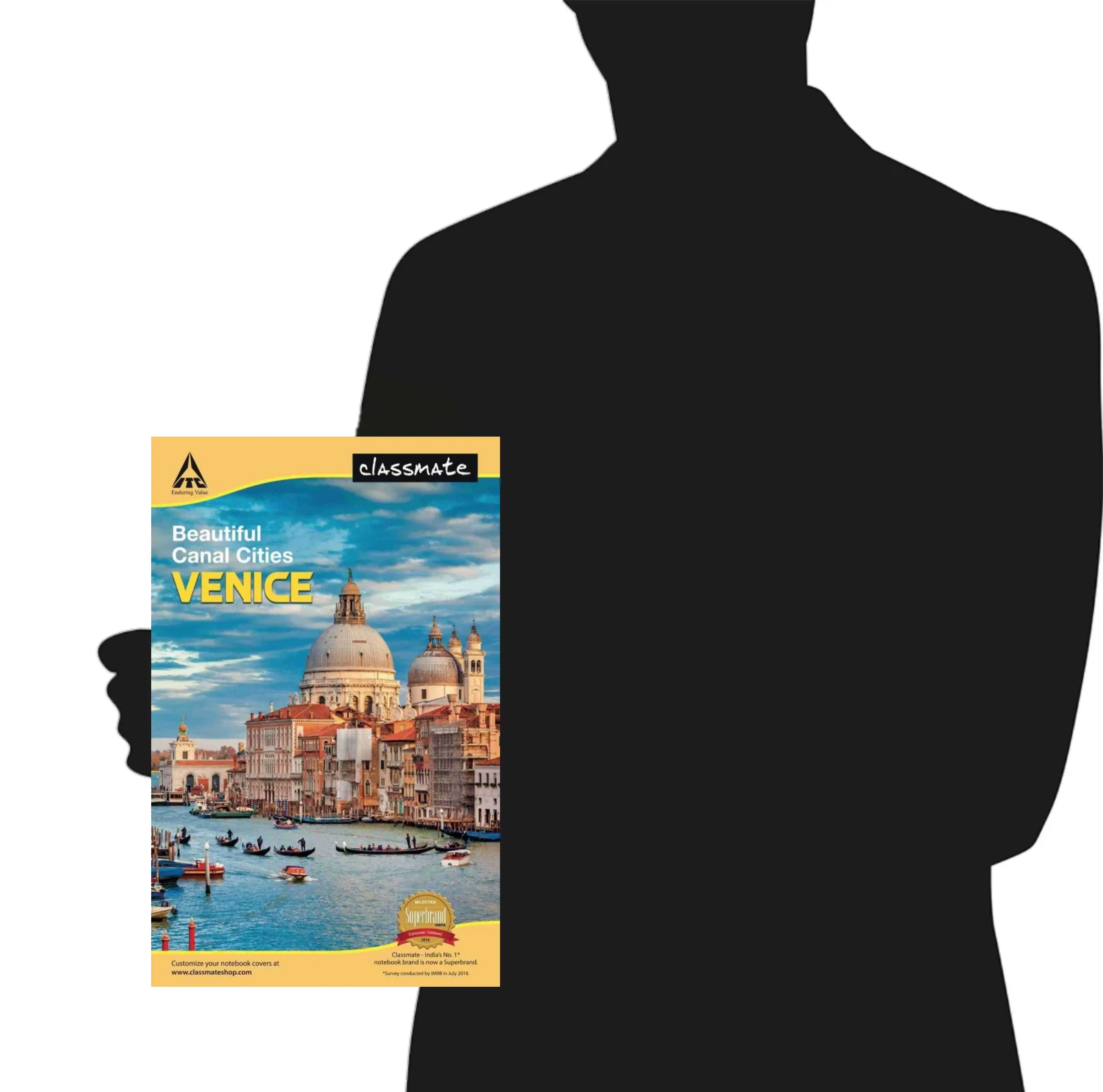 Classmate Unruled Notebook, 240 Pages, 29.7 X 21 cm, Pack of 1