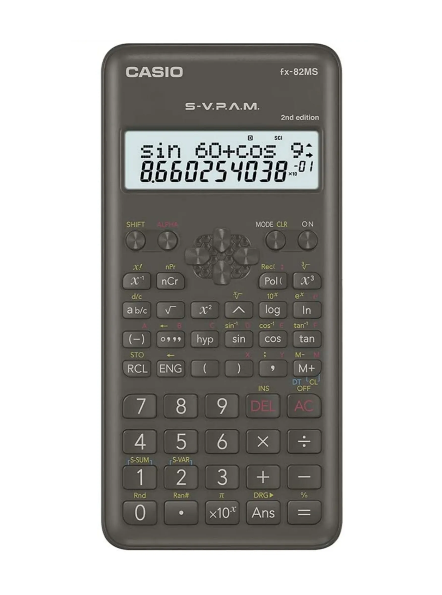 Casio FX-82MS 2nd Edition Non Programmable Scientific Calculator