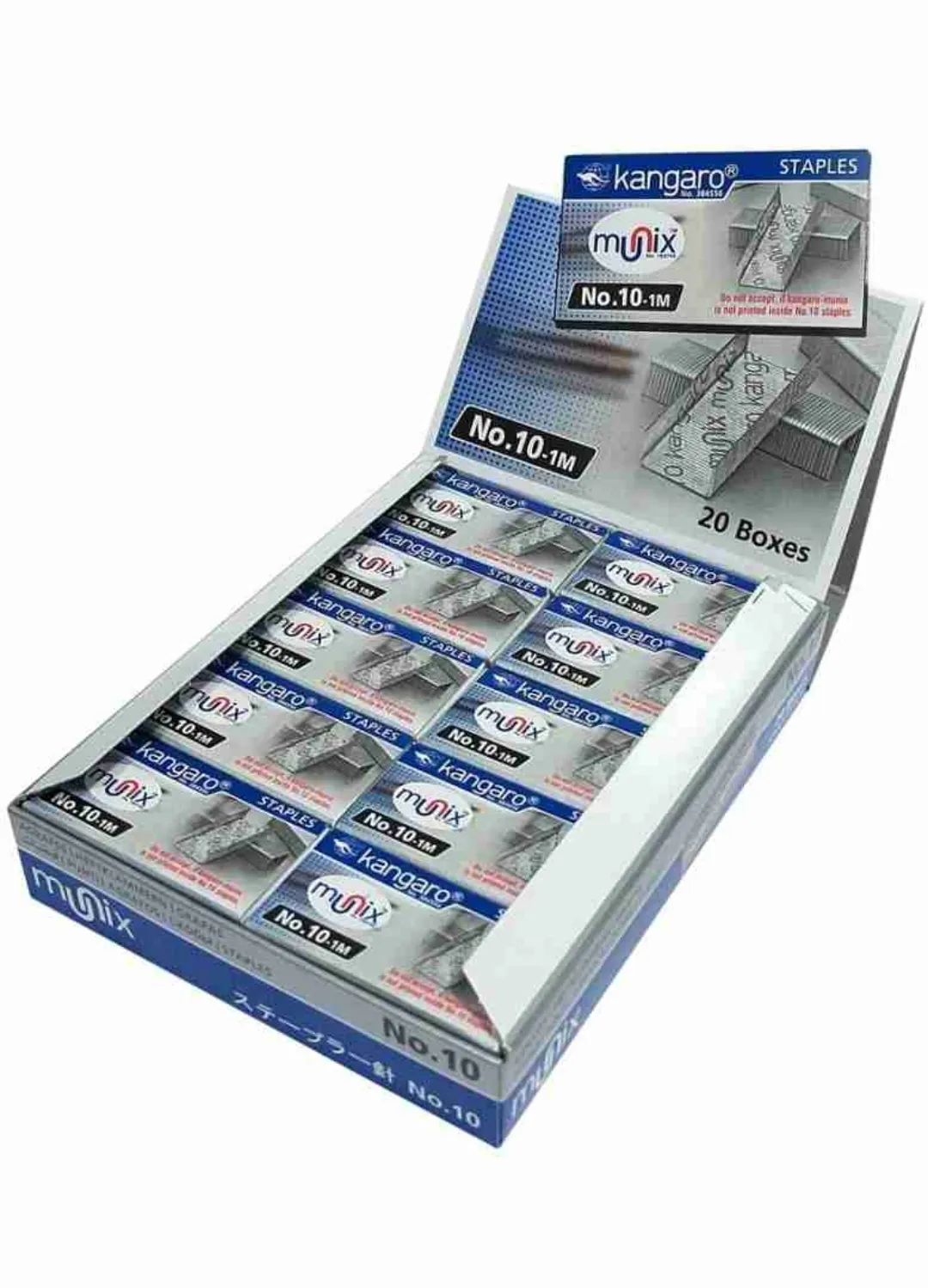 Kangaro No.10-1M Staple Pin (Set of 20 Pack)