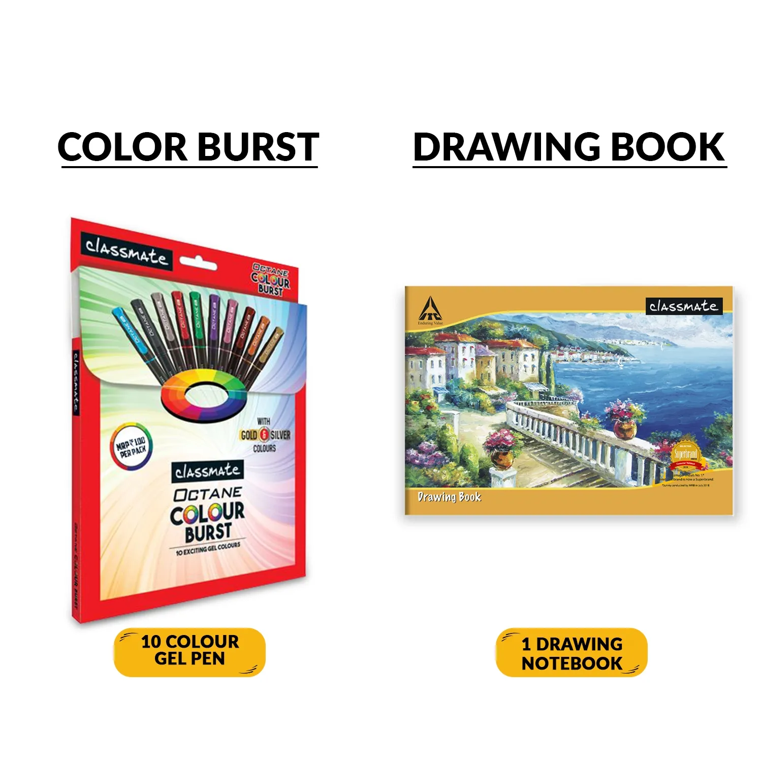 Classmate Stationery Bag Kit, 16 Item Pack