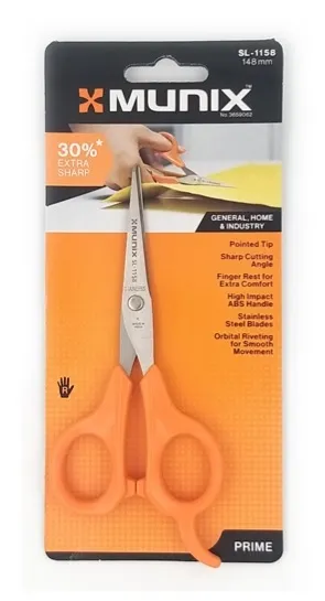 Kangaro Munix Scissors SL- 1158, 148 mm , ( General, Home & Office ) Pack of 1