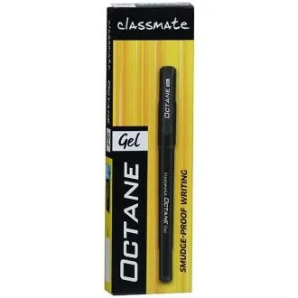 Classmate Octane Gel Pen- Black Pack of 1 Monobox