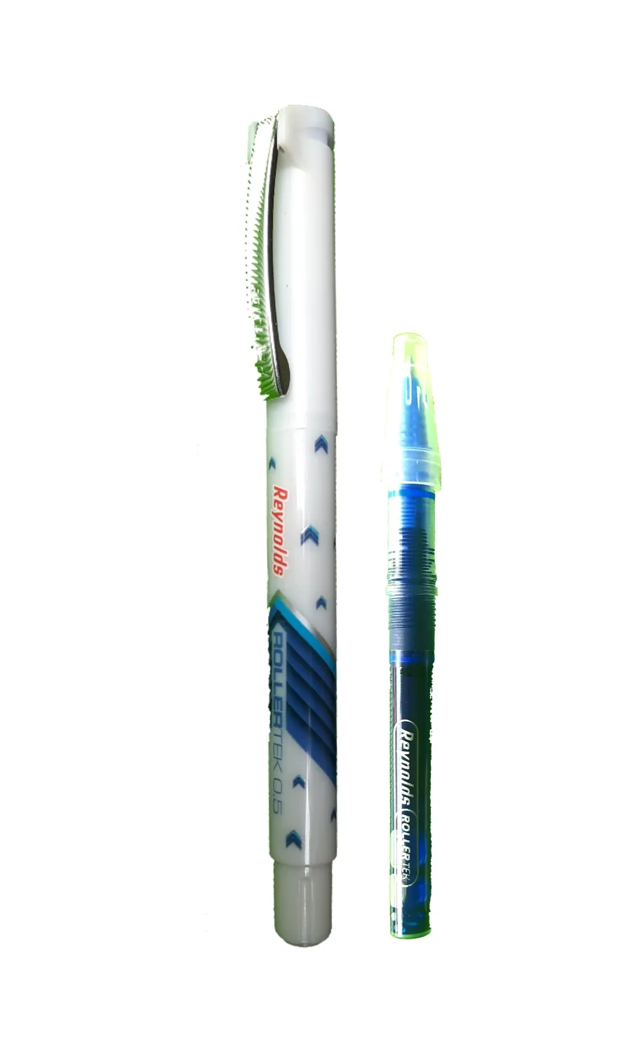 Reynolds ROLLERTEK 0.5 MM CT BOX OFFER (1 Free Cartridge) - BLUE Roller Ball Pen  (Pack of 1)