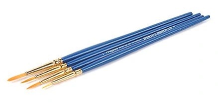 Maped Colour Peps Synthetic Round Brush Set of 4 - Blue