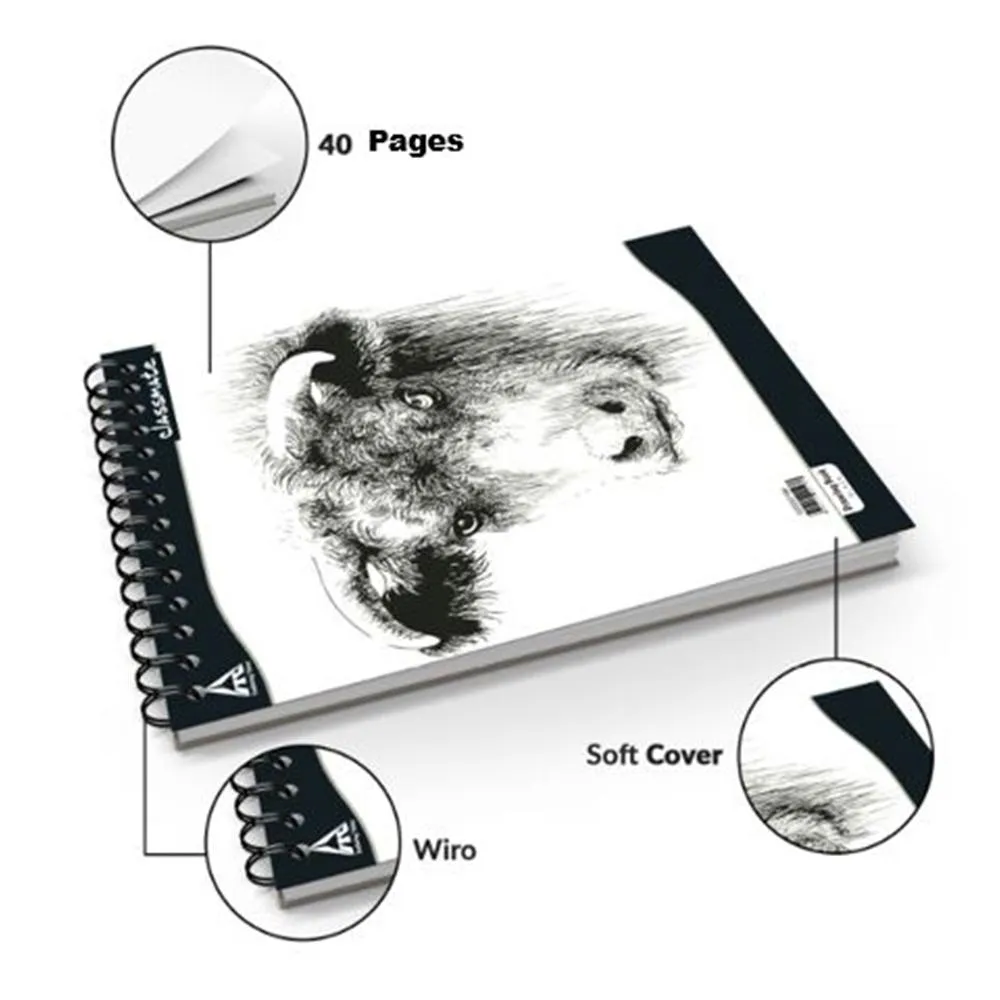 Classmate A3 Drawing Book Unruled 40 Pages 42X29.7 CM Pack of 1