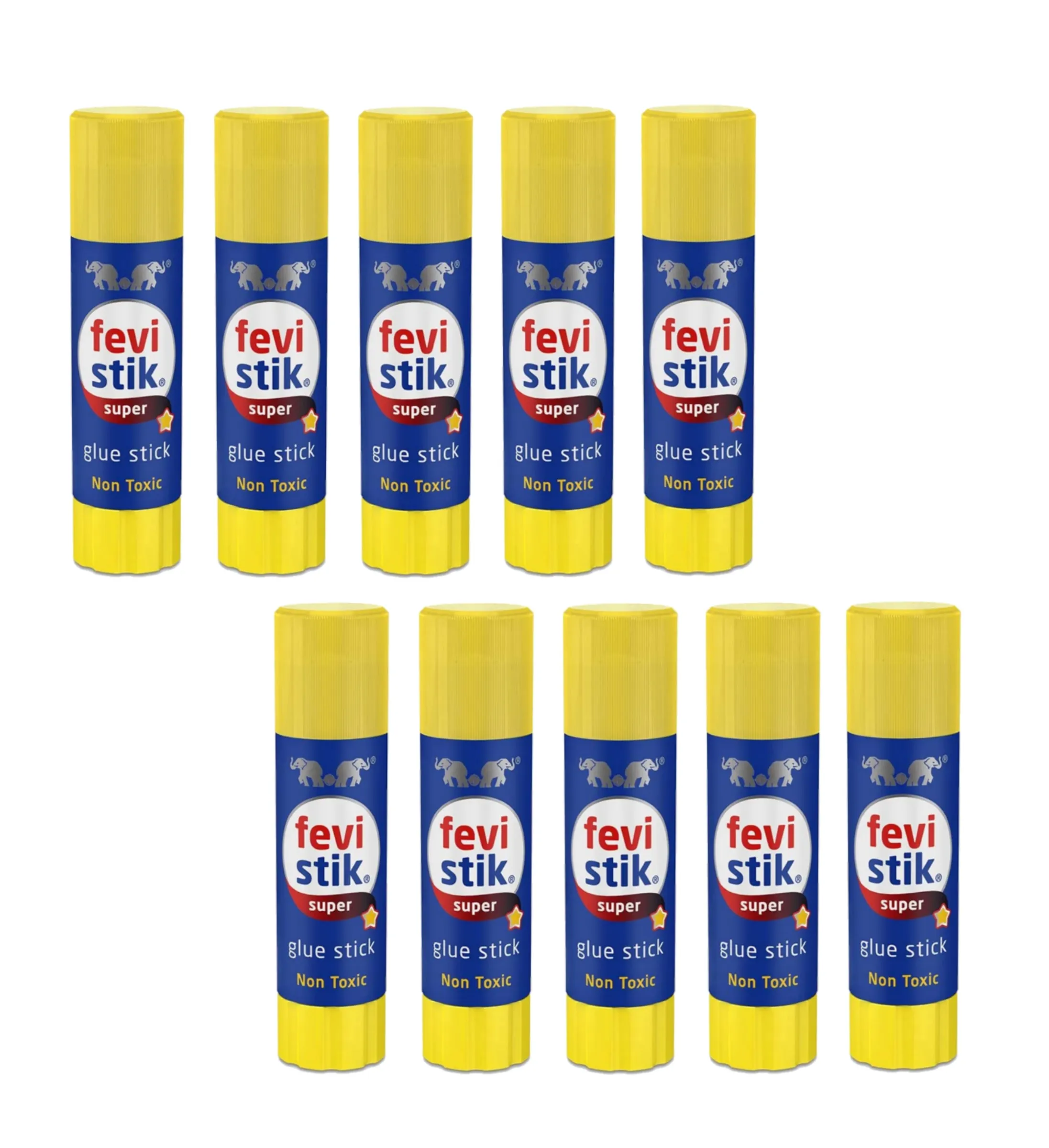 PIDILITE FEVISTIK GLUE STICK (8G) MULTI-PURPOSE, NON MESSY (PACK OF 10)