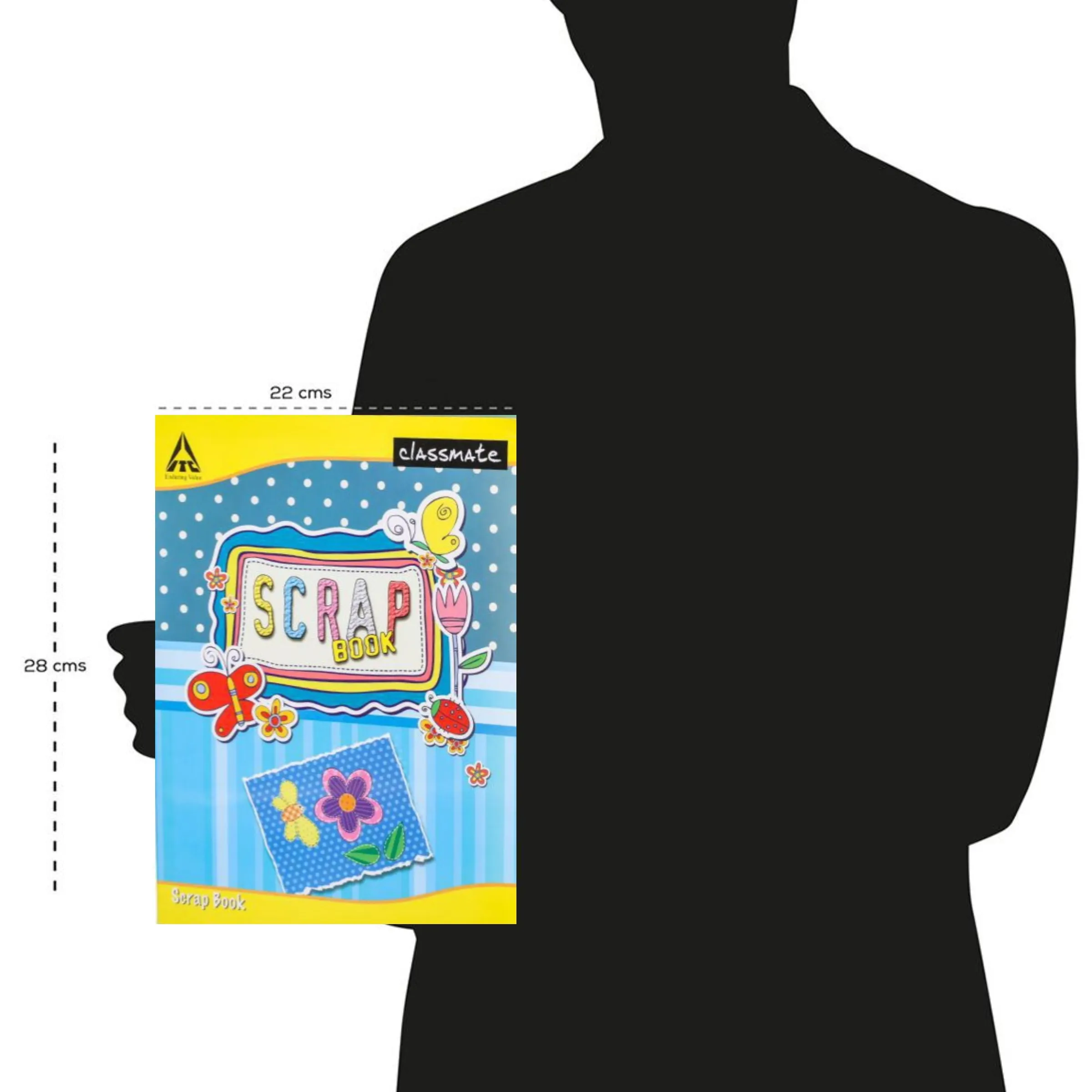 Classmate Scrap Book Soft Cover 32 Pages 28X22 cm Unruled(Plain) Pack of 1