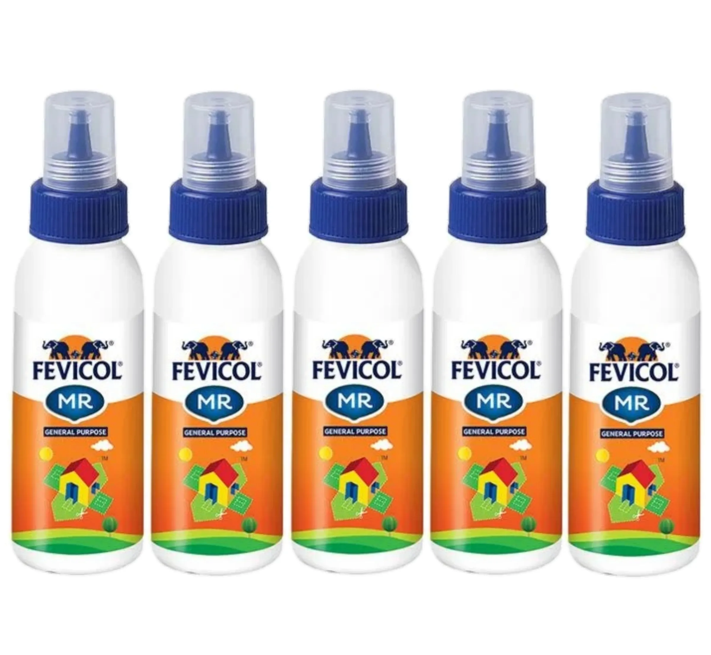 Pidilite Fevicol MR White Adhesive For Art & Craft, 22.5 g Pack of 5
