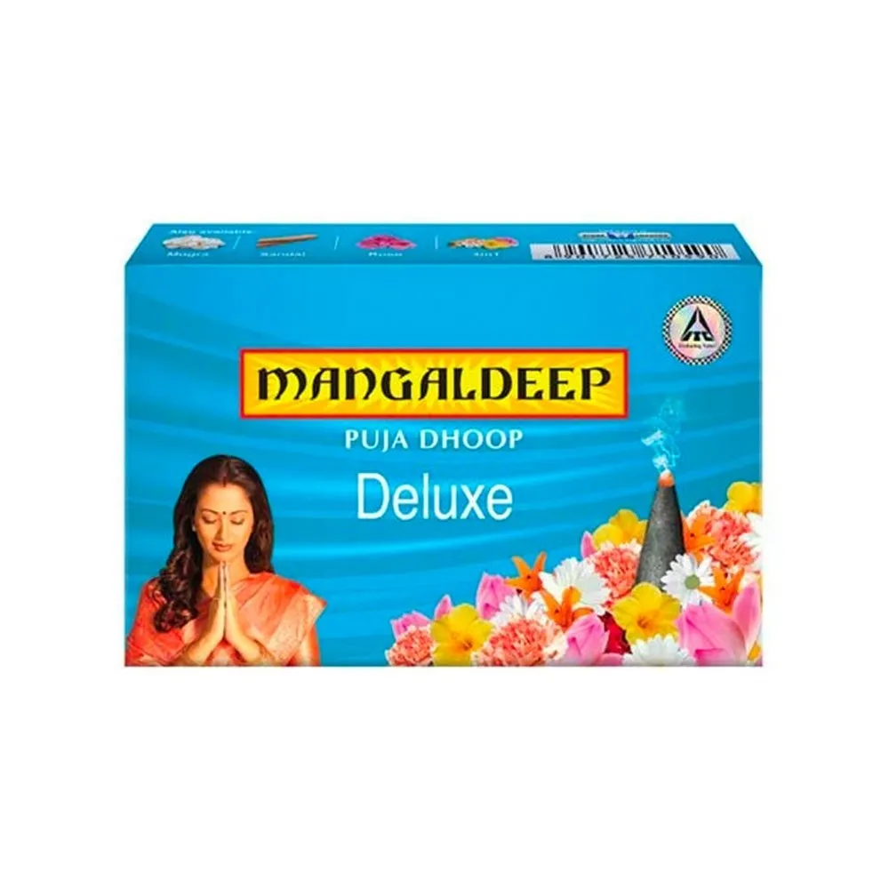 Mangaldeep Pooja Dhoop Deluxe Fragrance, 20 Sticks,