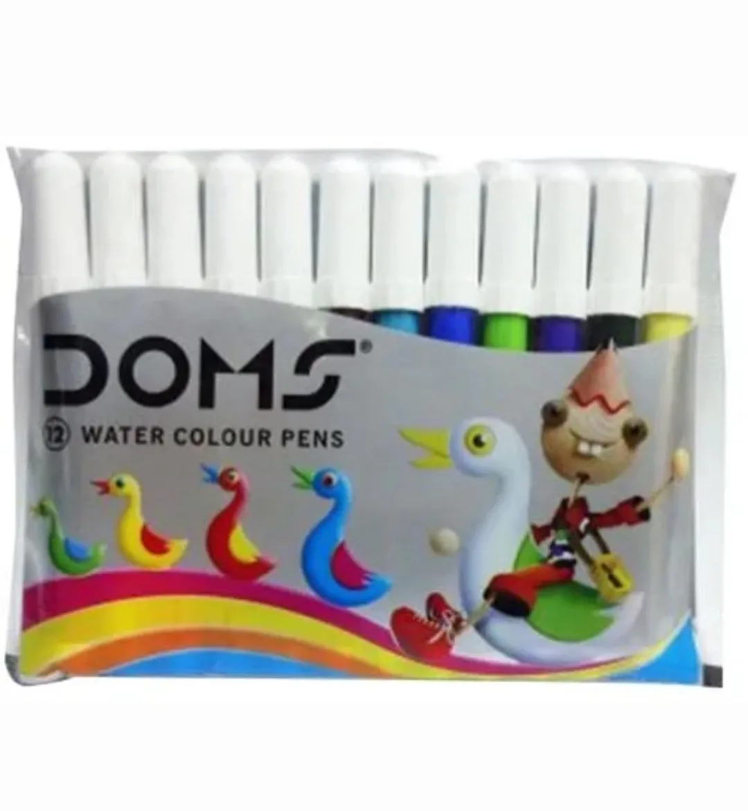Doms Water Colour Pen Mini  4 Pack of 12 Sketch Pen Mini