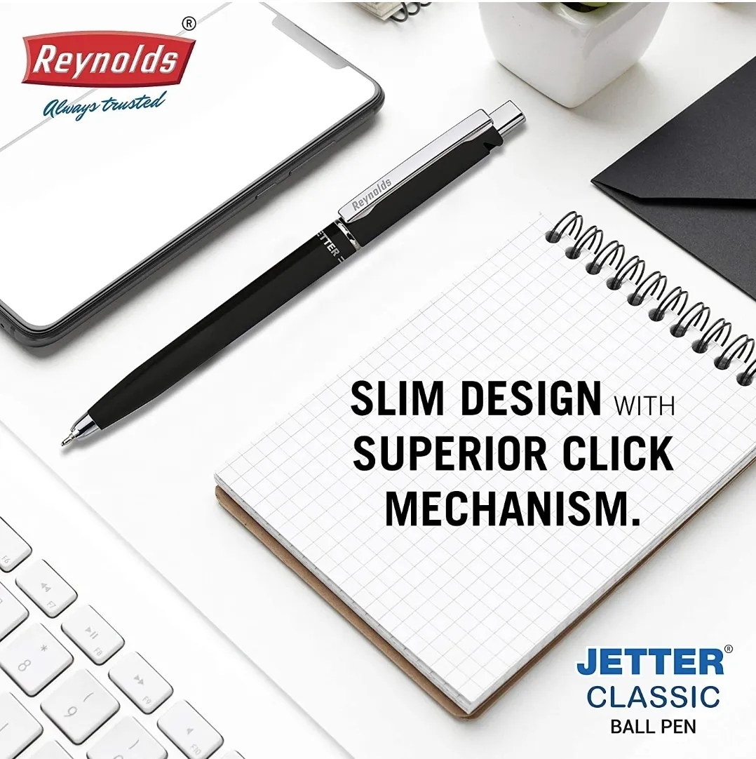 Reynolds Jetter Classic Ball Pen Blue Pack of 5