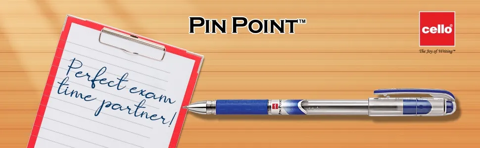 Cello Pinpoint Ball Pen 0.6 mm Blue Pen (Pack of 1 Pen)