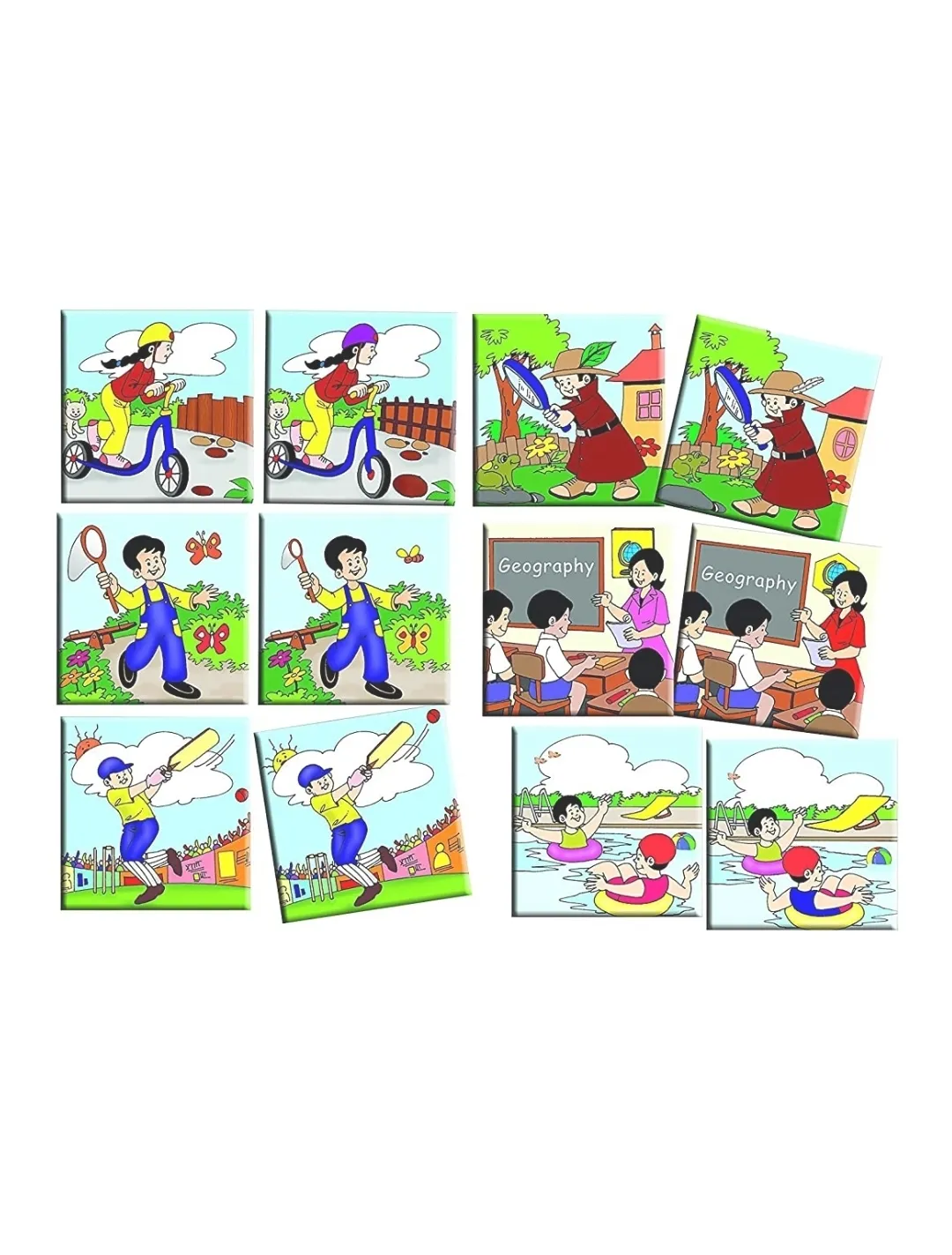 Creatives What's Different Multi Colour Card Game Pre School