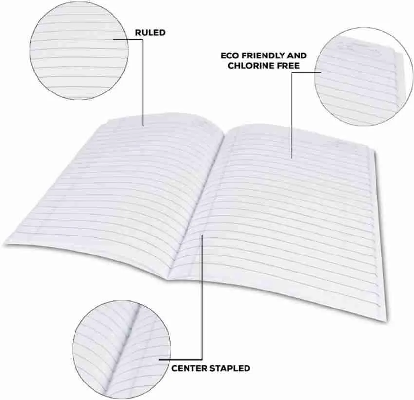 Classmate Small Notebook Test Copy Soft Cover Single Line 48 Pages 19X15.5 CM Pack of 1