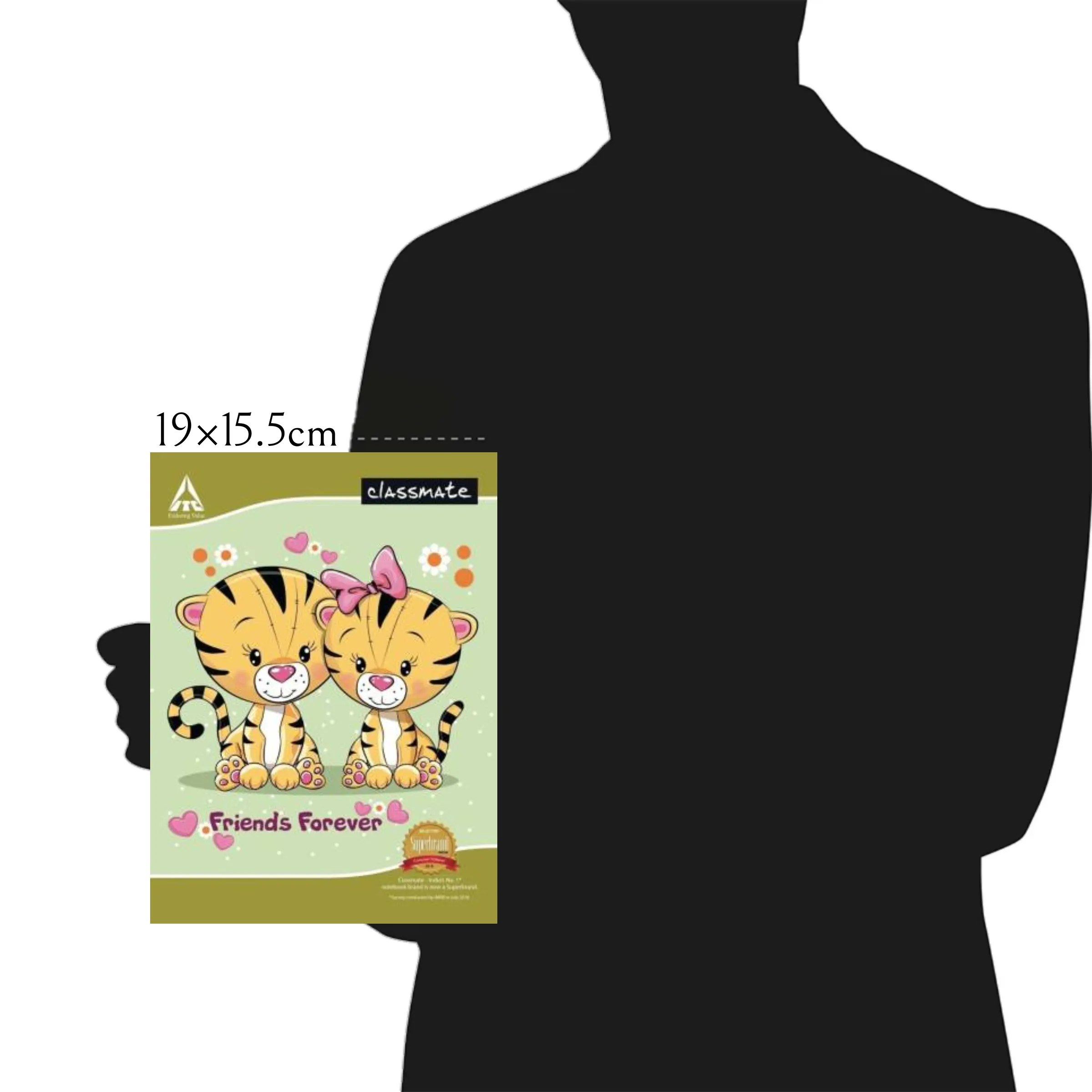 Classmate Small Notebook Test Copy Soft Cover Single Line 48 Pages 19X15.5 CM Pack of 1