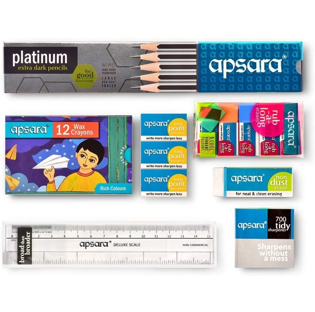 Apsara Scholars Kit  With 7 Items Inside