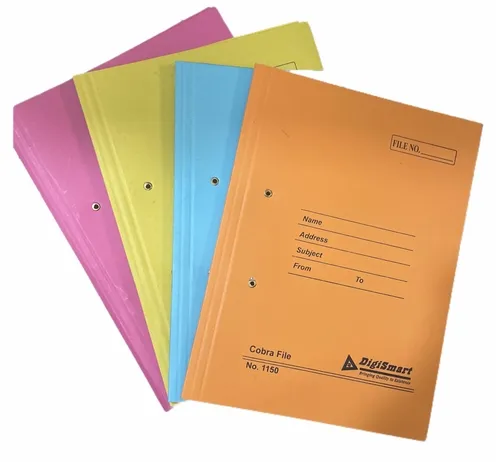 Cobra File Laminated No. 1150 , Pack of 6, Multicolor Spring File Board/Cobra File Folder for Documents, Files for certificates and documents (File Folder for Office)