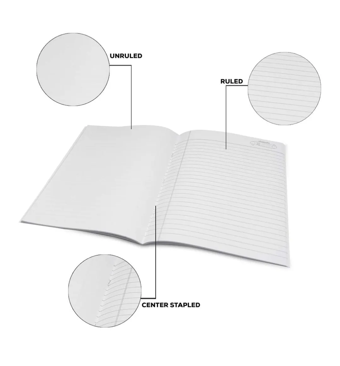 Classmate Hindi Practical Notebook Soft Cover Single Line Interleaf 120 Pages 24X18 CM Pack of 1