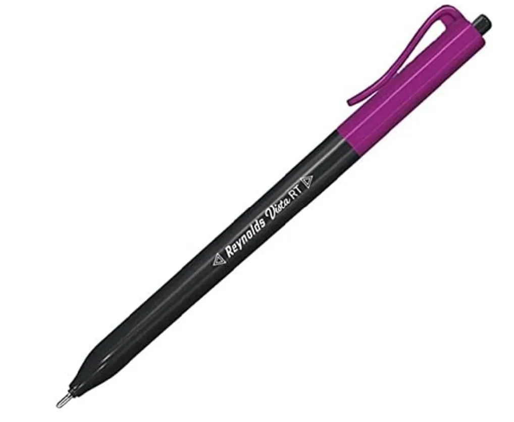 Reynolds Vista RT Ball Point Pen, Blue In Colour, Pack of 5, Multicolor Body