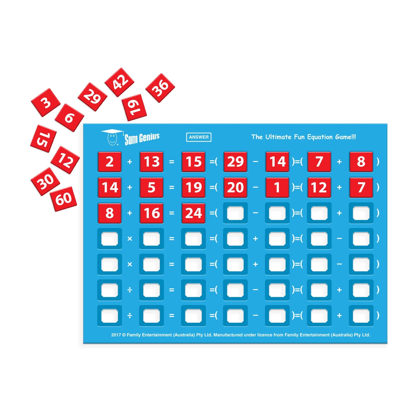 Funskool Sum Genius Ultimate Fun Equation Game