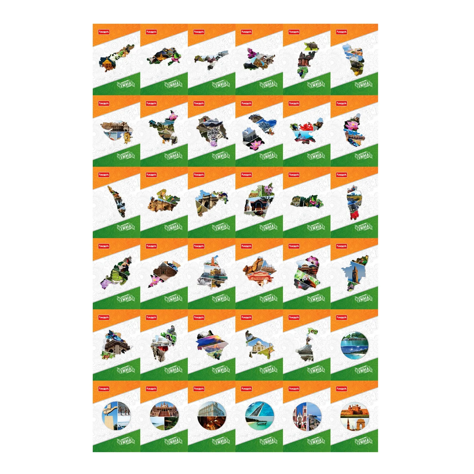 Funskool Discover India Puzzle 40 Pcs Puzzle