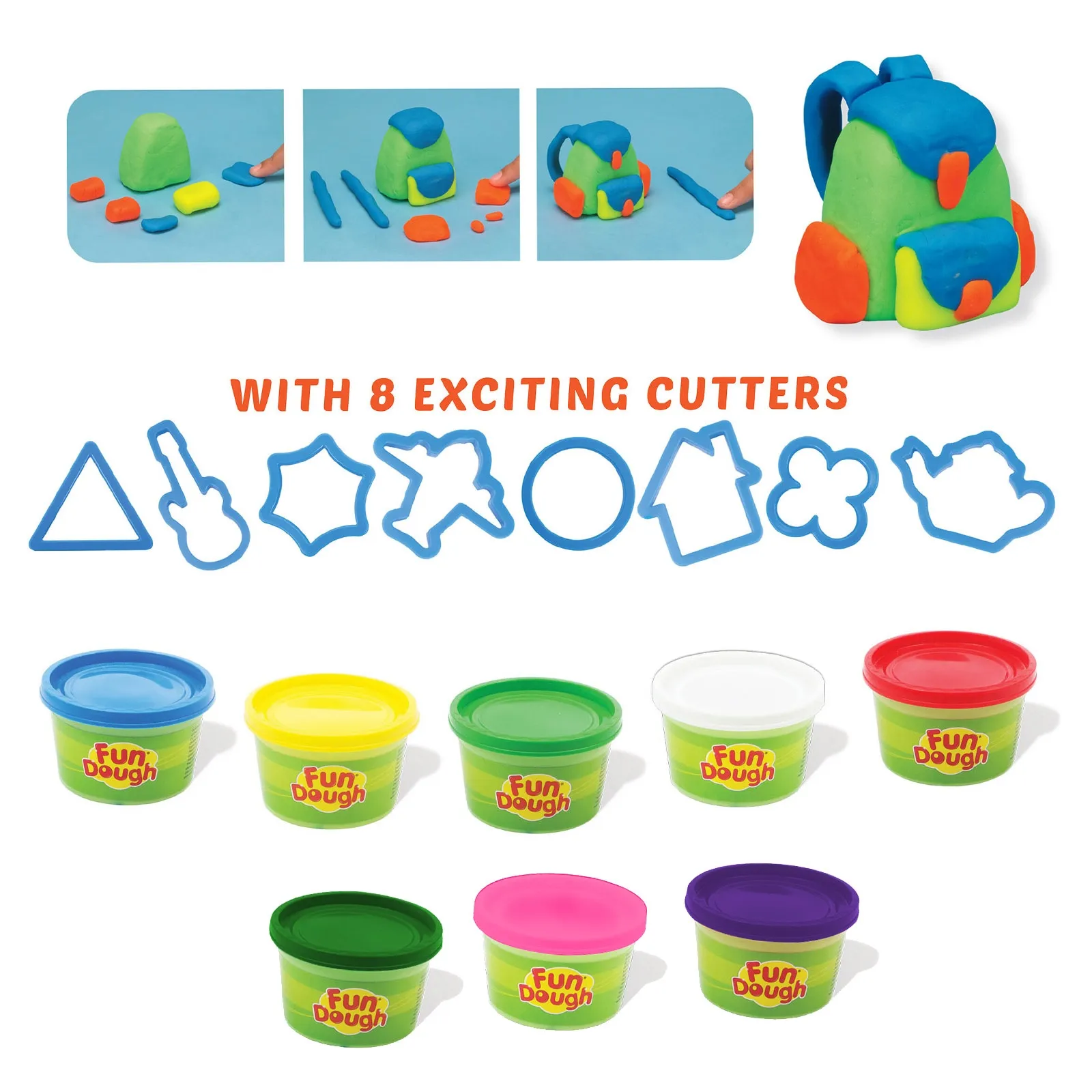 Funskool Fundough School Bus Multi Colour