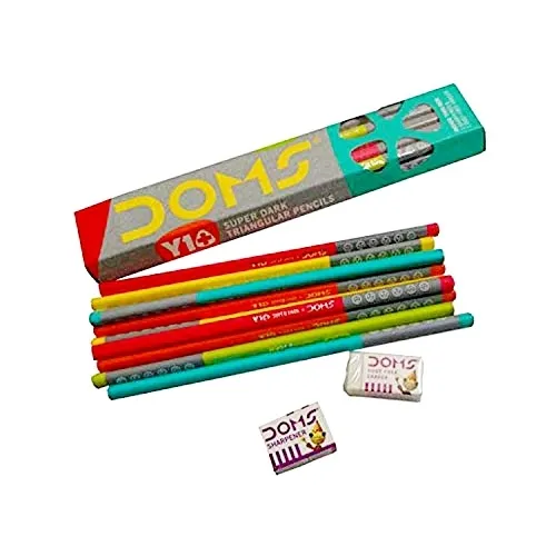 Doms Y1 Plus Pencil 5 Pack of 10 Pencils(50 Pencils)