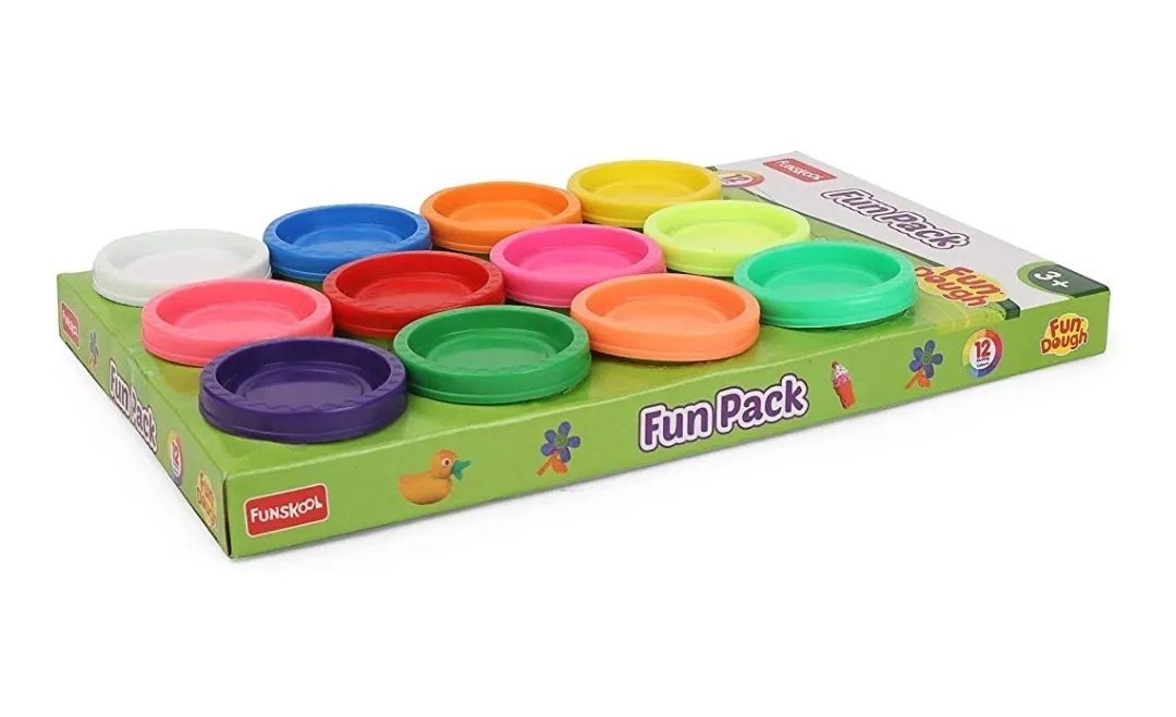 Funskool Fundough Fun Pack Multi Colour 12 Exciting Colours