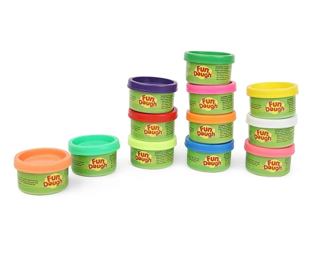 Funskool Fundough Fun Pack Multi Colour 12 Exciting Colours