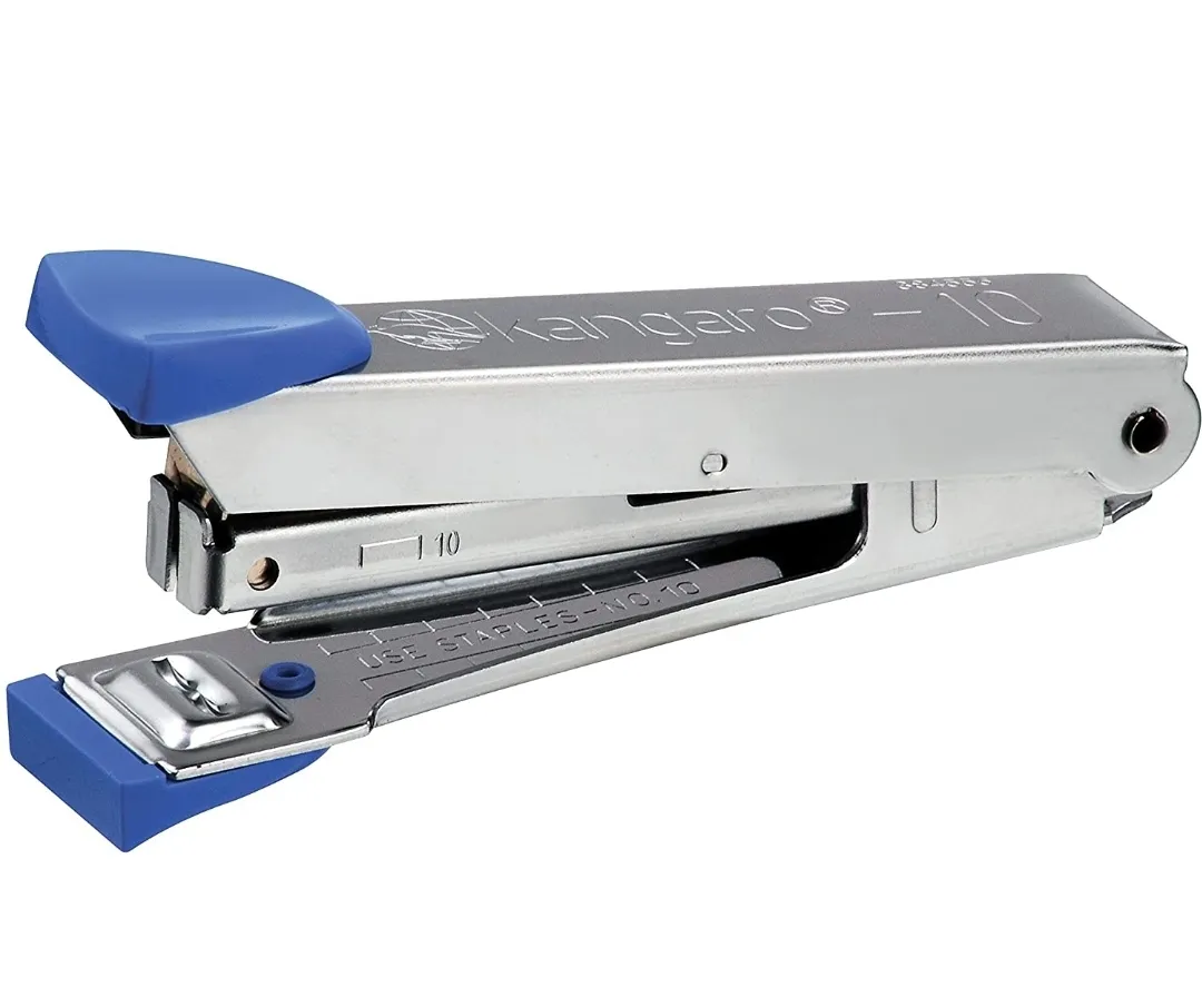 Kangaro HD-10 Stapler With 4 Packet Stapler Pin No. 10-1M  For Schools, Offices Home, Colleges and Many More Combo Pack