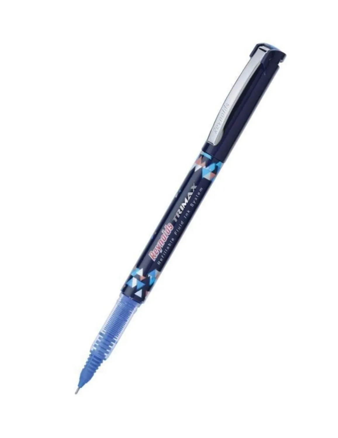 REYNOLDS TRIMAX PEN WITH FREE REYNOLDS GLUE STICK (BLUE INK) - PACK OF 3