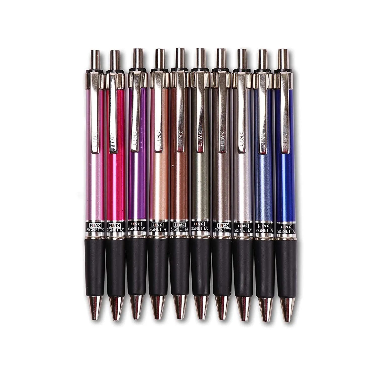 Linc Signetta Ball Point Pen - Blue (Pack of 10)