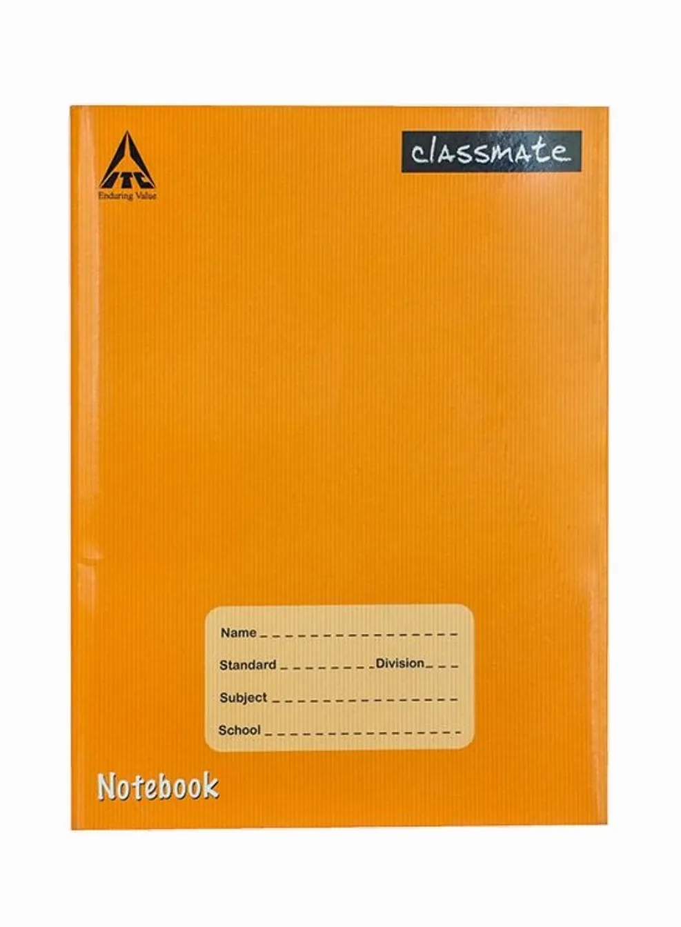 Classmate English Notebook Soft Cover Four Line With Gap Inter Leaf 120 Pages 24X18 Cm Left page blank Pack of 1