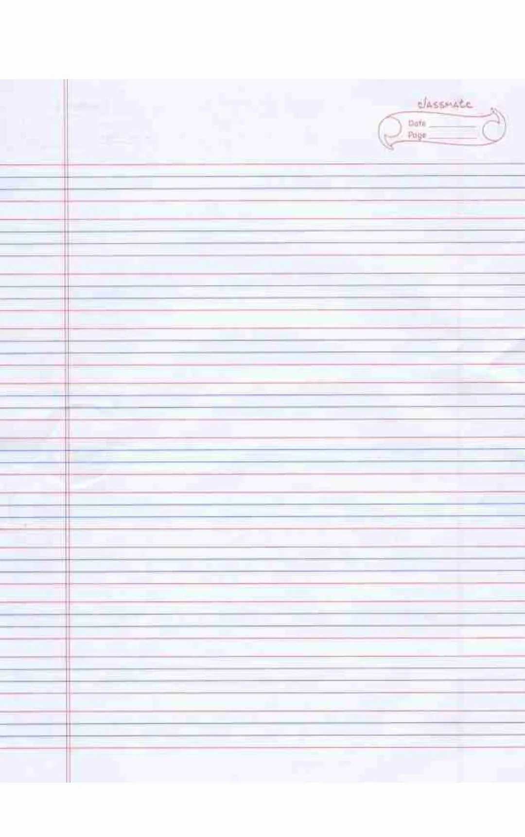 Classmate English Notebook Soft Cover Four Line With Gap Inter Leaf 120 Pages 24X18 Cm Left page blank Pack of 1