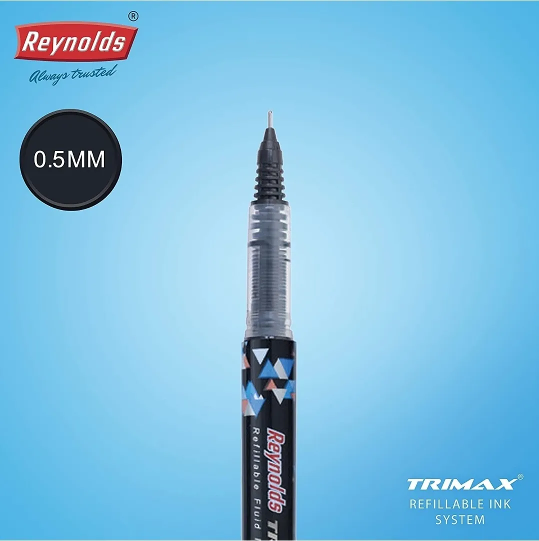 REYNOLDS TRIMAX PEN (BLACK INK) - PACK OF 1