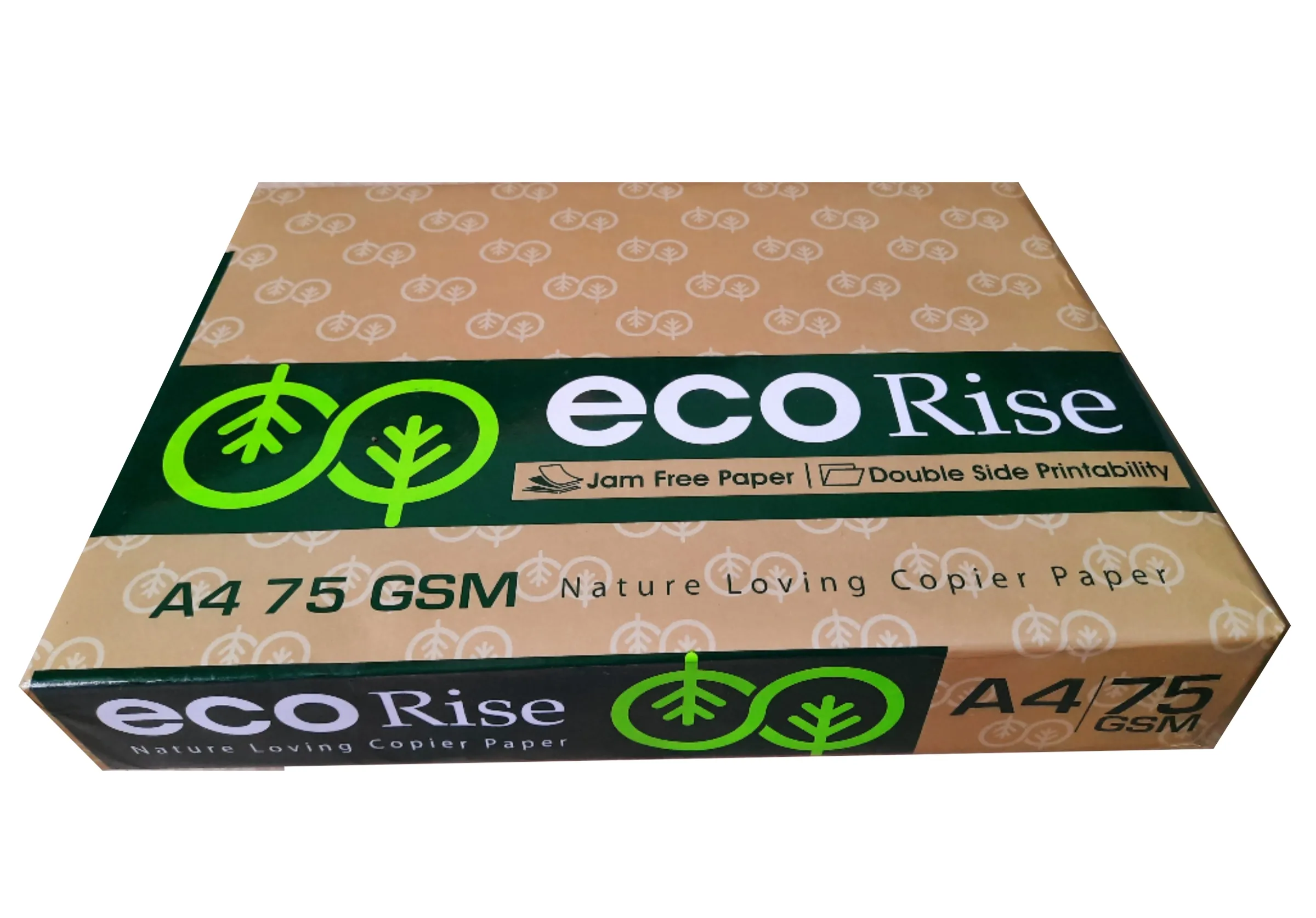 Eco Rise Printing Copy A4 Size JK Paper Eco Tree Friendly 75 GSM 500 Sheet Pack of 2