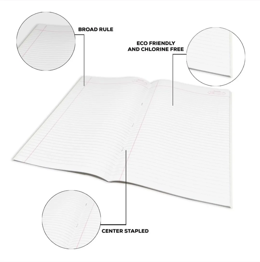 Classmate A4 Size Long Notebook Soft Cover 29.7X21 cm 108 Pages Pack of 1