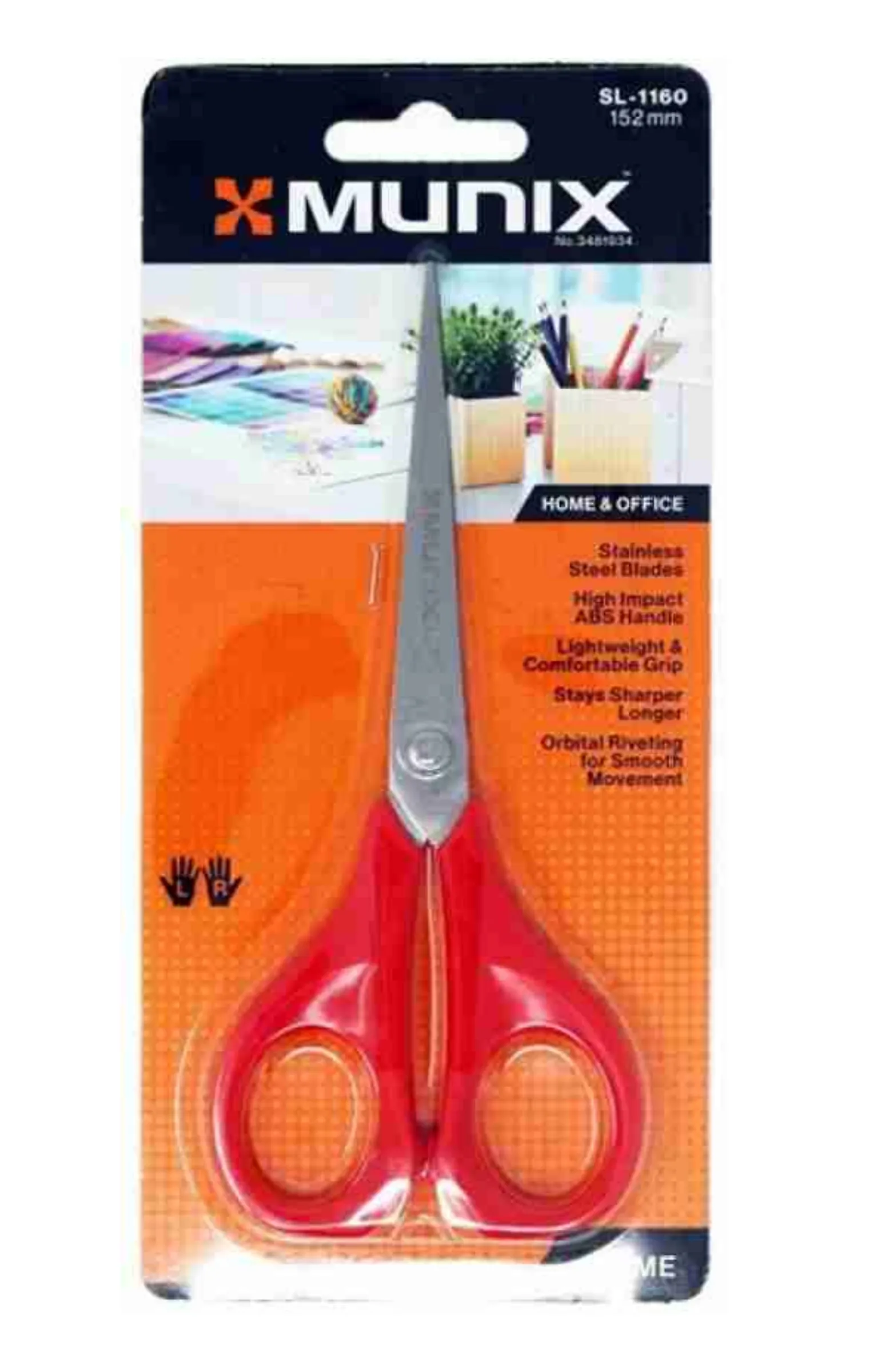 Kangaro Munix Scissors SL - 1160, 152mm  General Home & Office  Pack of 1