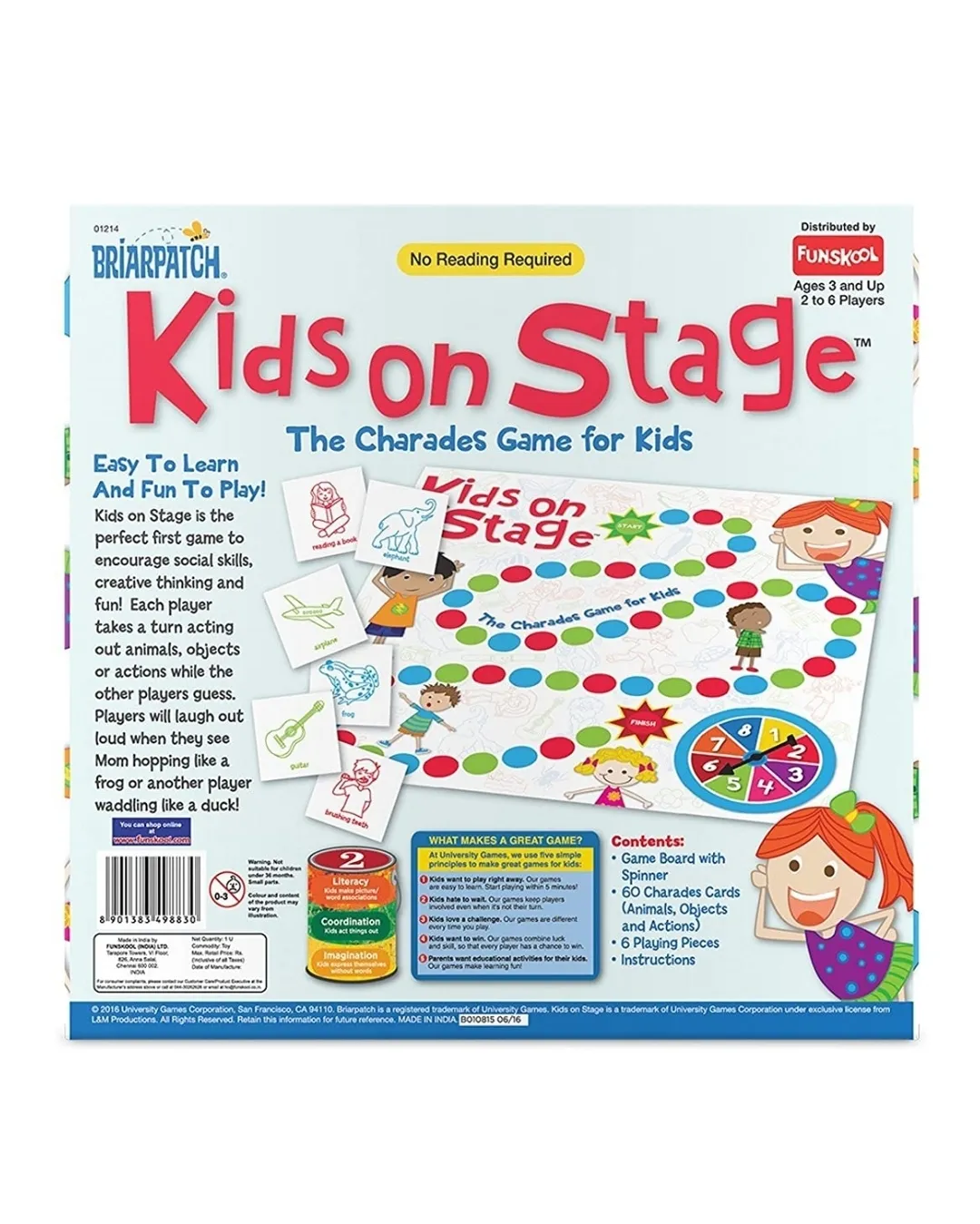 Funskool Kids on Stage Uni Game MultiColour