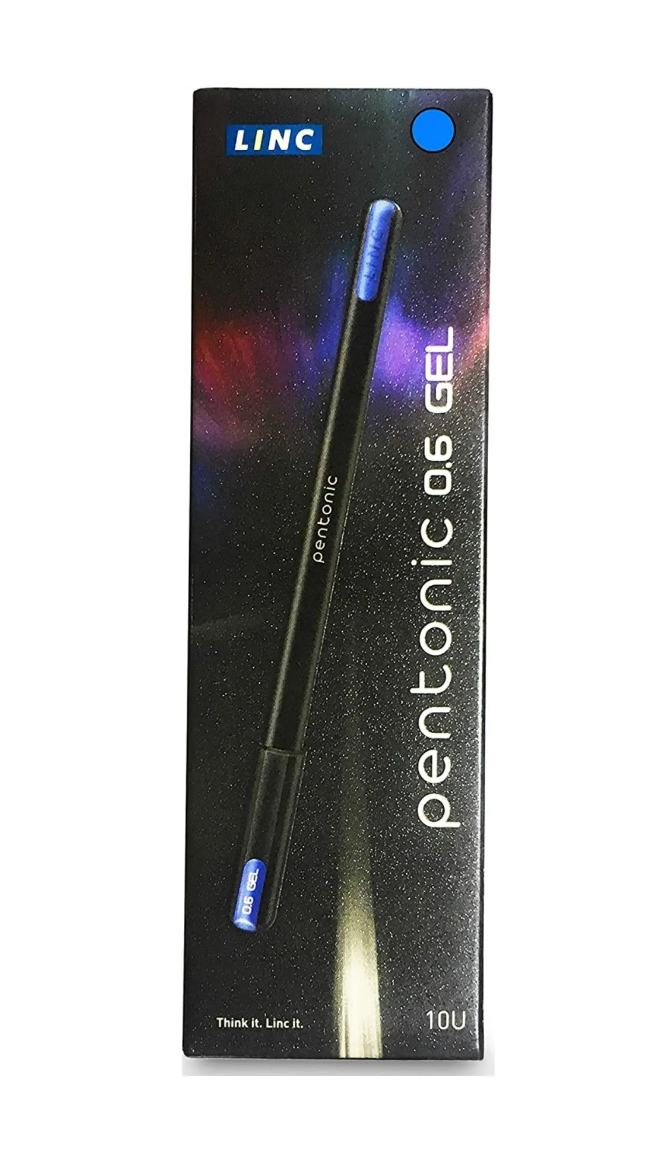 Linc Pentonic Gel Pen 0.6 mm Blue Pen Pack of 10 Pen