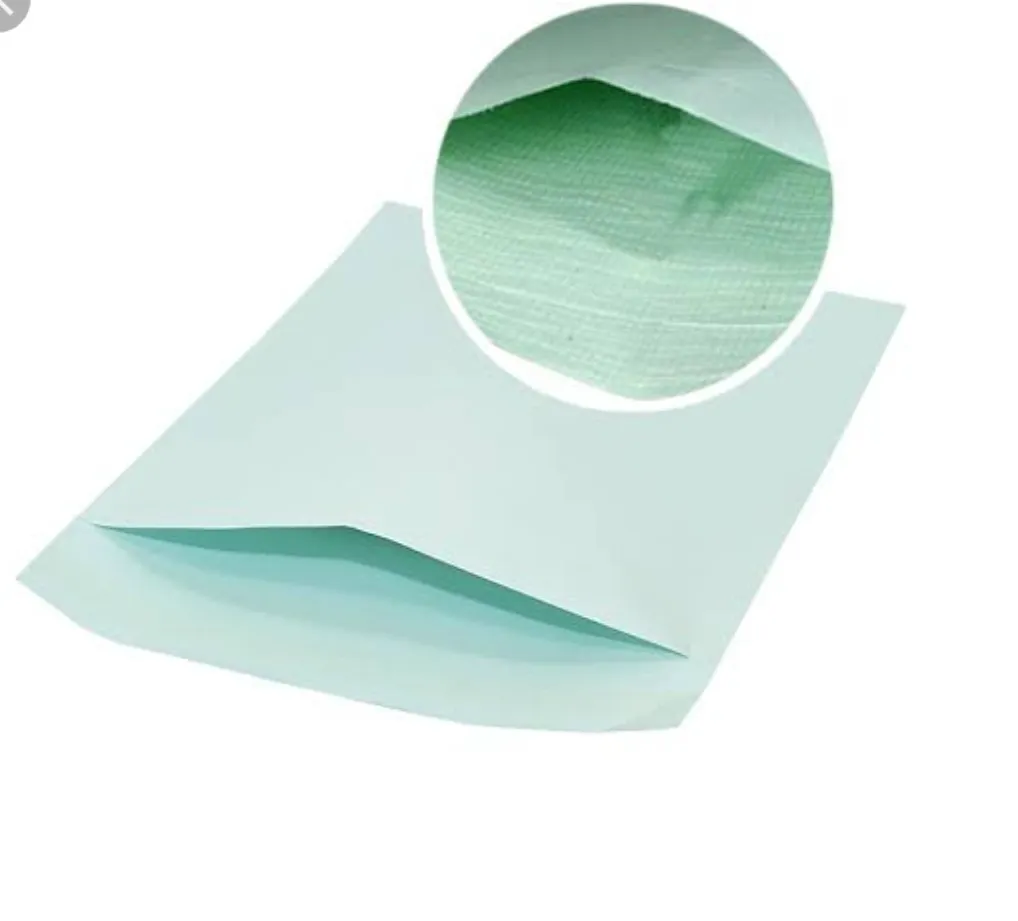 Saya Green Polynet Lined Envelopes, 12"X6" ( 30X15 cm), Pack of 50