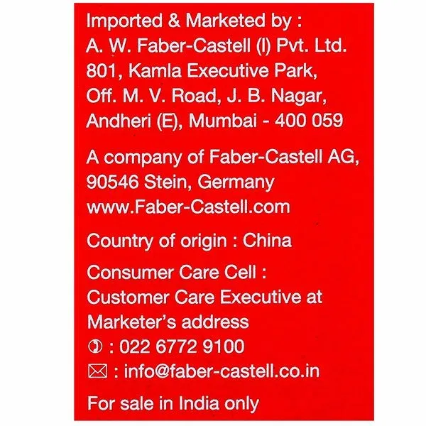 Faber Castell 10 Scrib- O Pencils Hexagonal With 1 Eraser & 1 Sharpener Pack of 10 Pencils