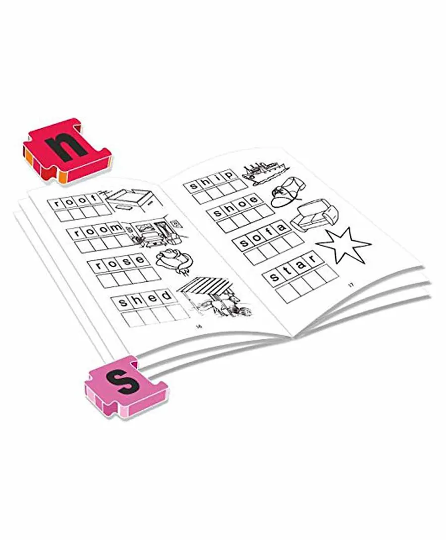 Creatives Link N Spell Puzzle Multi Colour 50 Plastic Letters