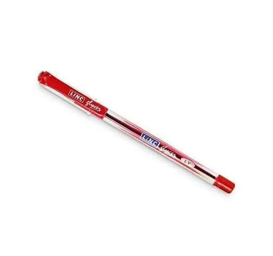 Linc Glycer (0.6 mm) Ball Pen, Red Pack of 3