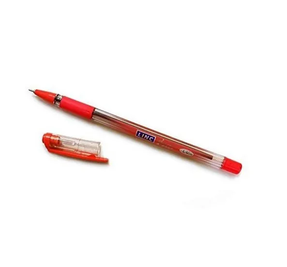Linc Glycer (0.6 mm) Ball Pen, Red Pack of 3