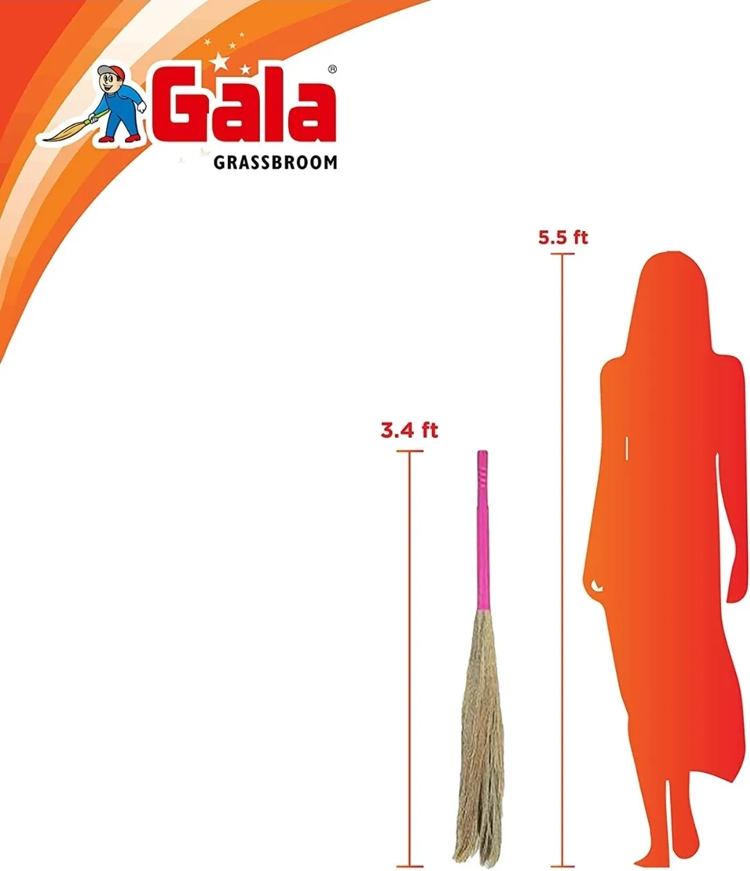 Gala Grass Broom Kingkong, 1 N