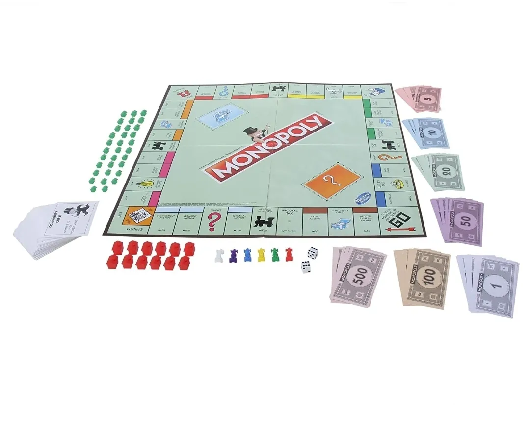 Hasbro MONOPOLY Board Game for Families and Kids Ages 8 and Up, Classic Gameplay (Pack of 1)