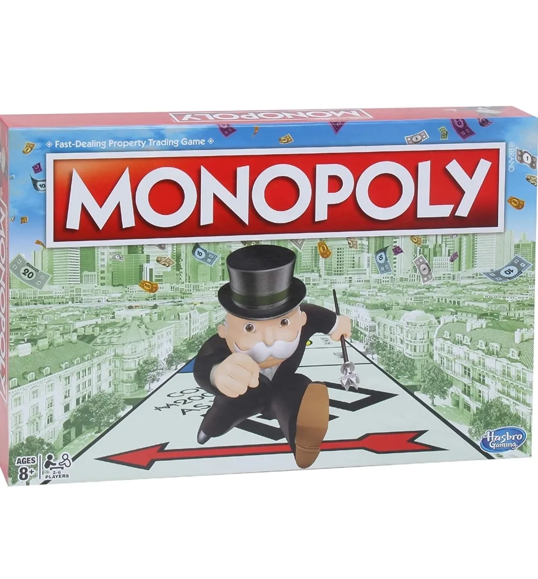 Hasbro MONOPOLY Board Game for Families and Kids Ages 8 and Up, Classic Gameplay (Pack of 1)