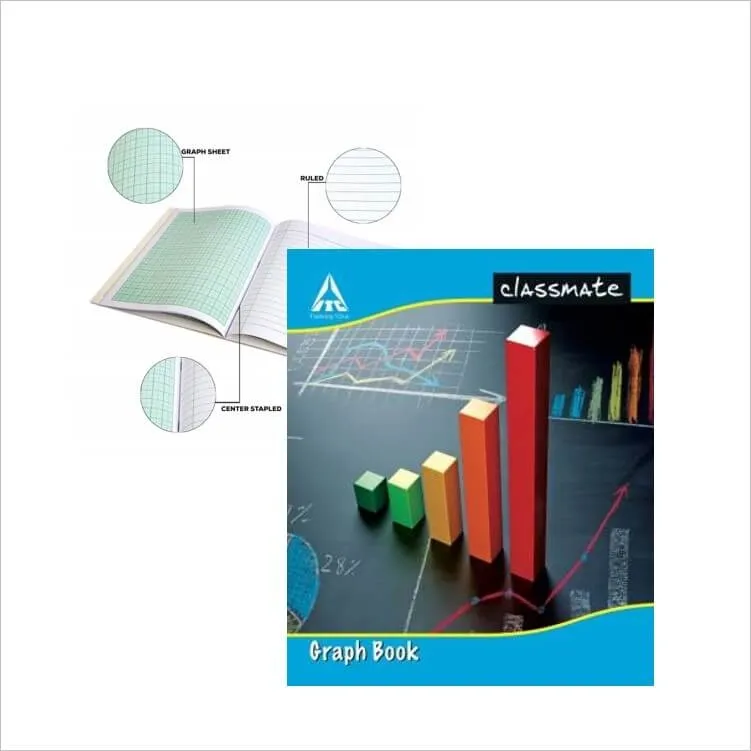 Classmate Graph Book 32 Pages Soft Cover 19X16 cm Pack of 1