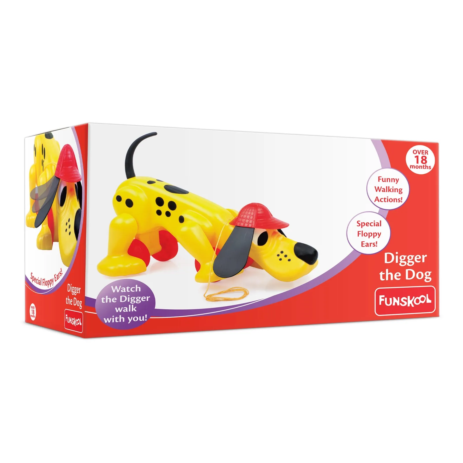 Funskool Giggles Digger The  Dog Multi Colour